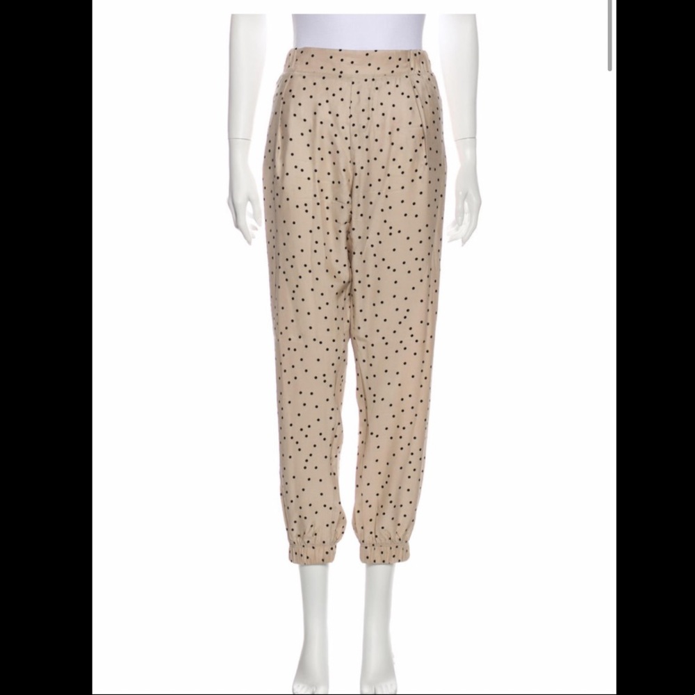 Silk Polka Dot Joggers by ATM Anthony Thomas Melillo